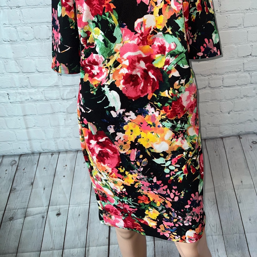 Pink Blush Multicolor Floral cute dress size M - Picture 3 of 11